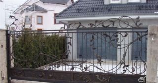 Купить откатные ворота кованые Новокуйбышевск, цена от 2790 руб.